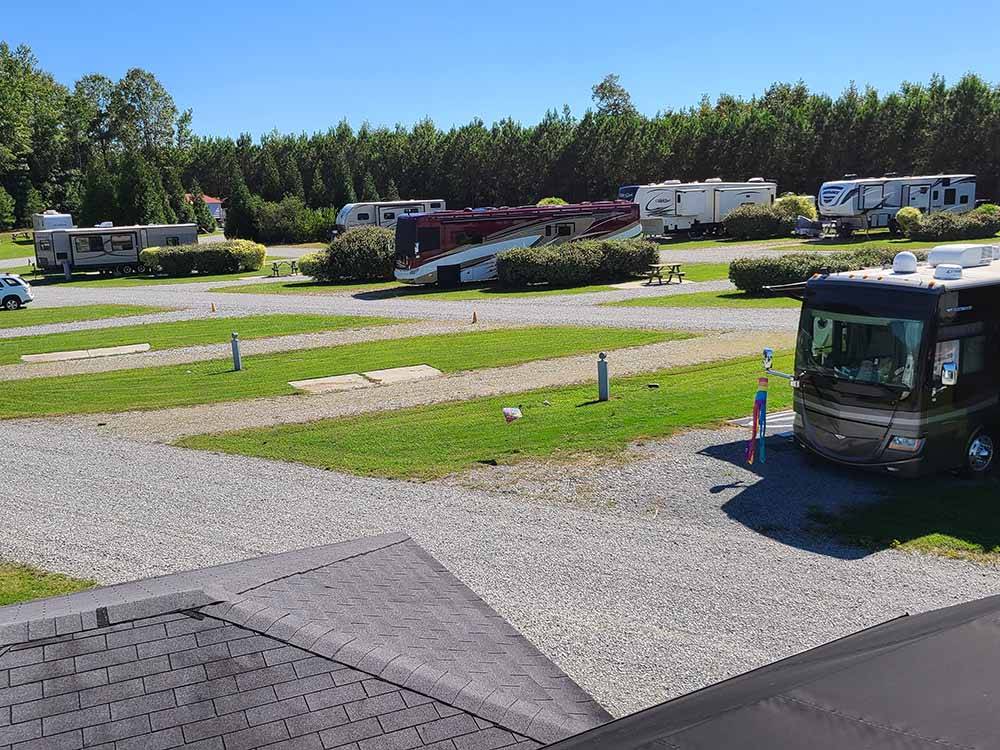 Some more of the campsites at THE RV RESORT AT CAROLINA CROSSROADS