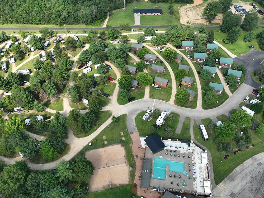 View of the campground