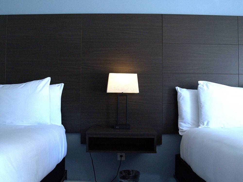 Clean beds in the rental