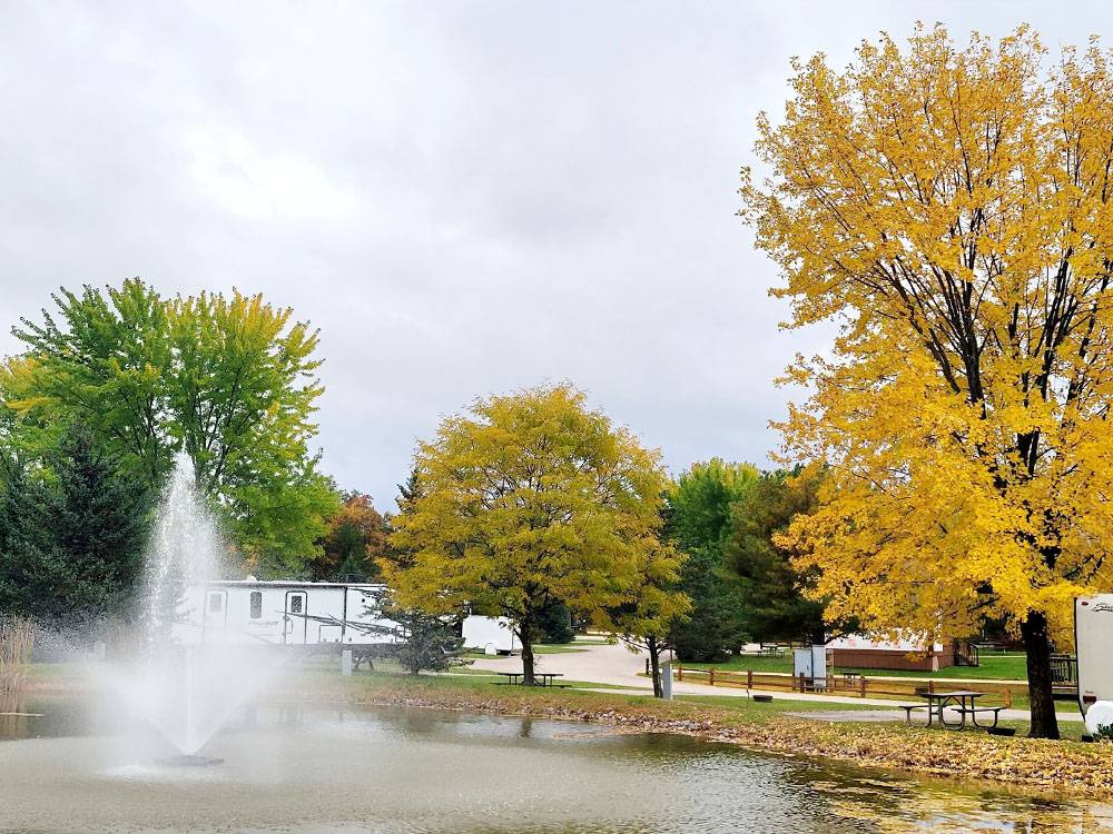 Water fountain at the park