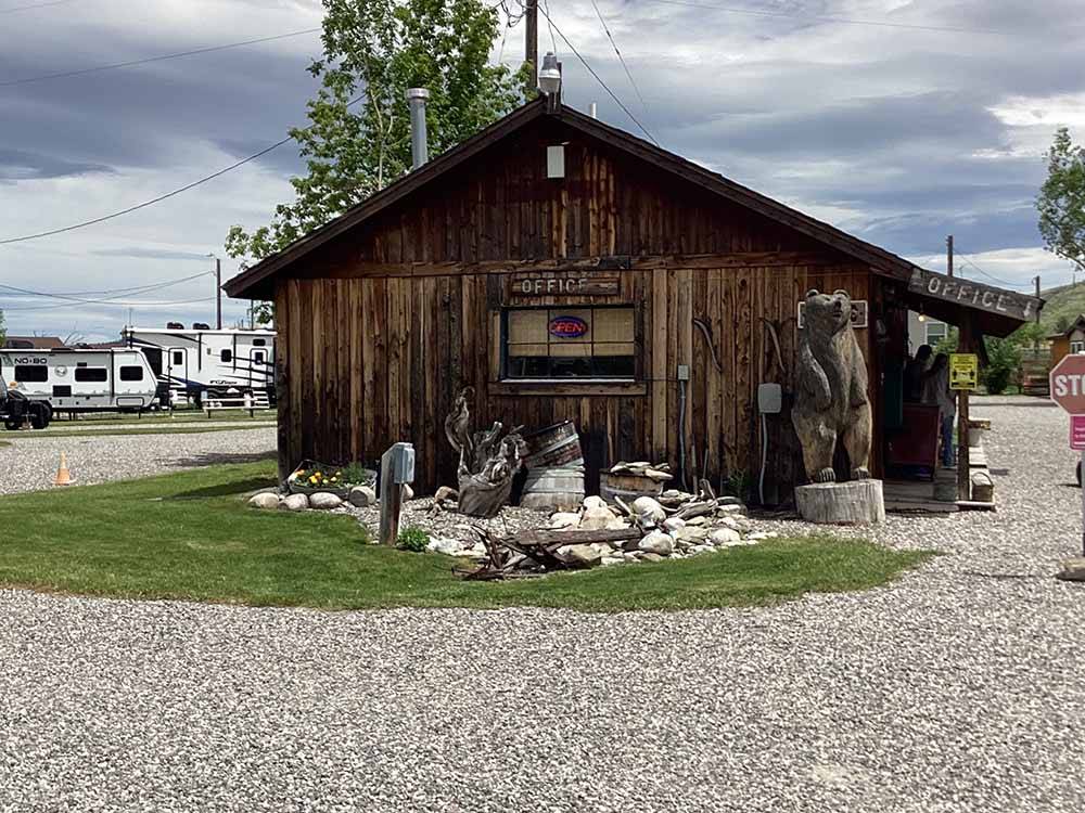 The registration office at OLD WEST RV PARK