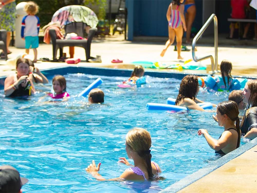 Guest enjoying the pool