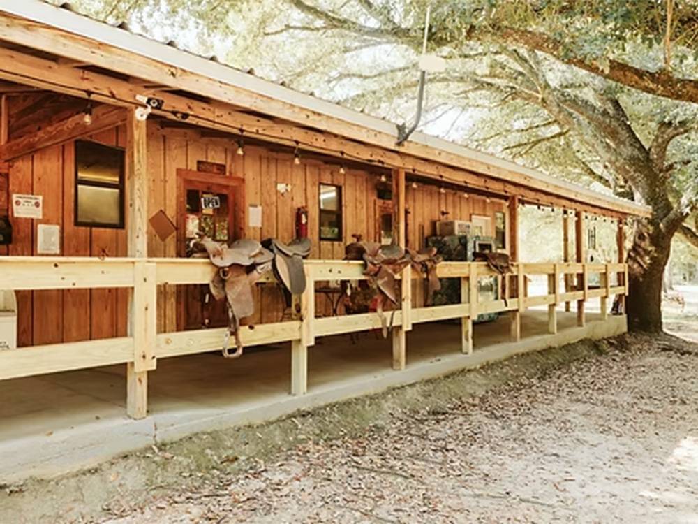 Side view of the office