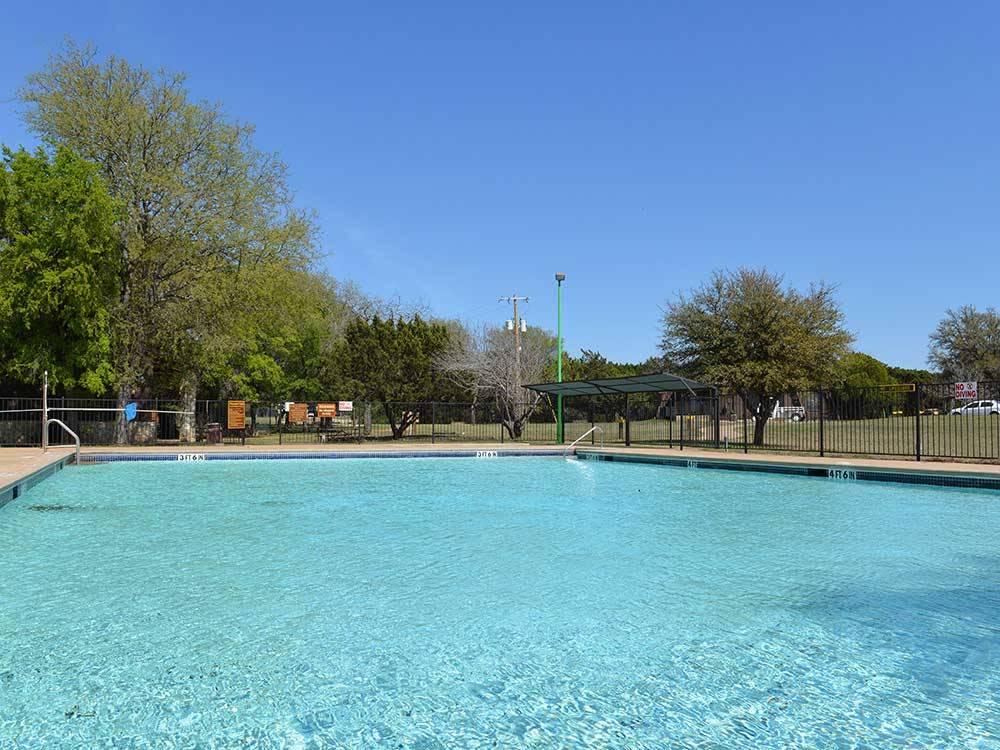 Swimming pool at campground at THOUSAND TRAILS LAKE WHITNEY