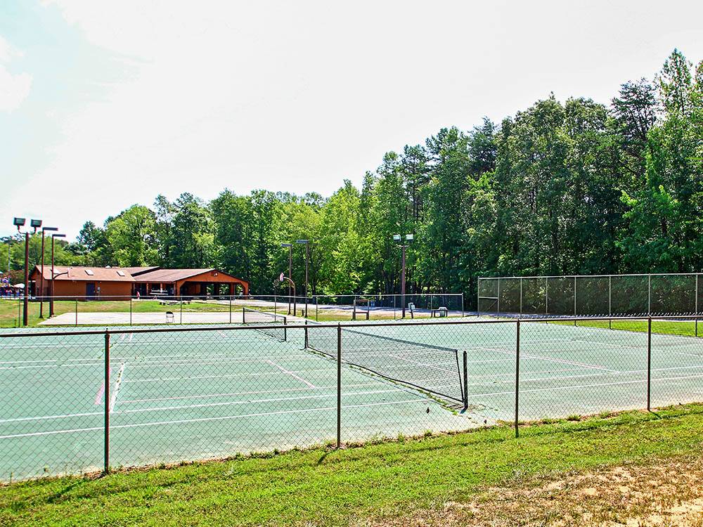 Tennis courts at THOUSAND TRAILS FOREST LAKE