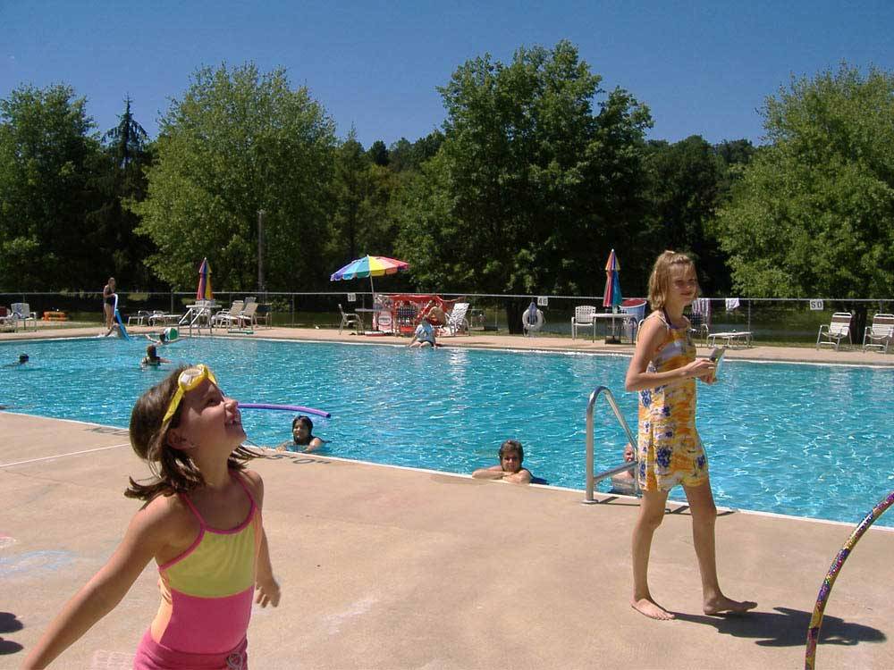Swimming pool at campground at THOUSAND TRAILS HERSHEY