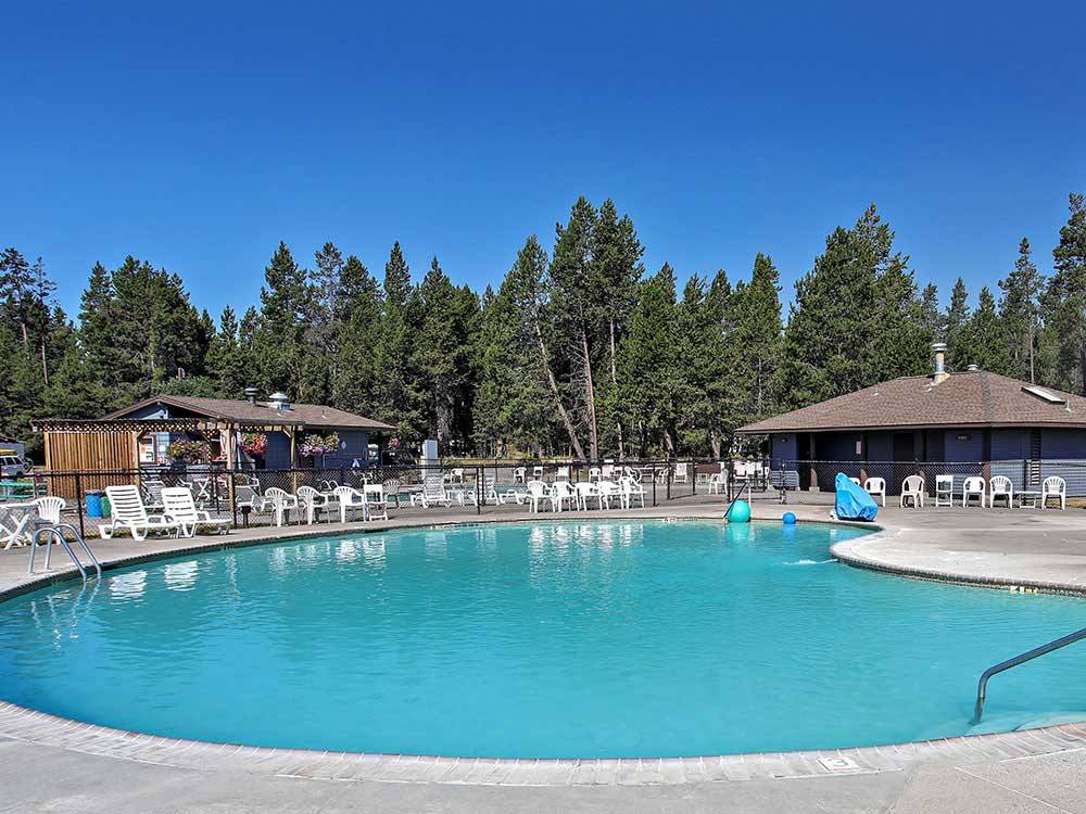 Swimming pool at campground at THOUSAND TRAILS BEND-SUNRIVER