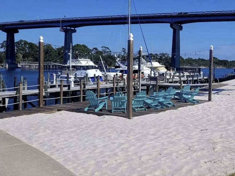 View of the dock