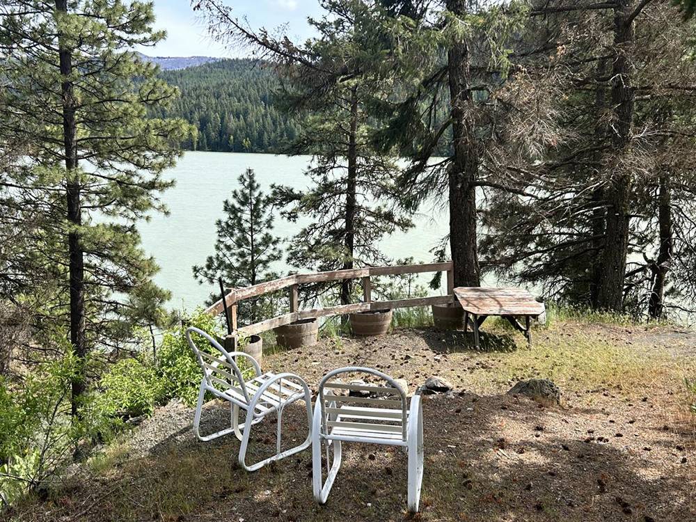 Cabin overlooking the lake