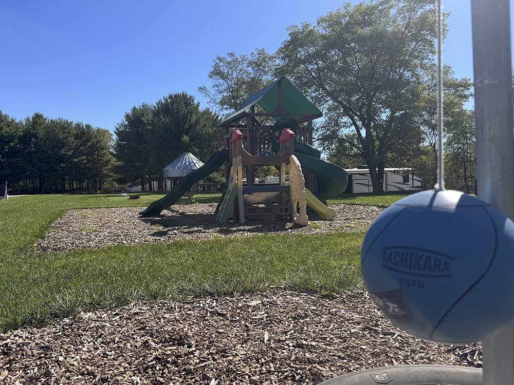 Playground area at Timbercrest Camp and RV Park