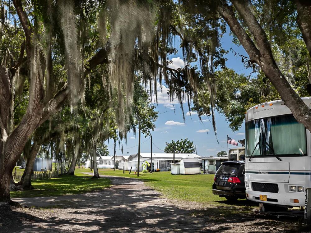 View of the RV sites