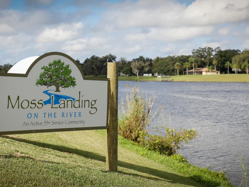 Lake view at Moss Landing RV Resort