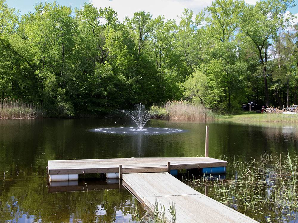 Dock on the water