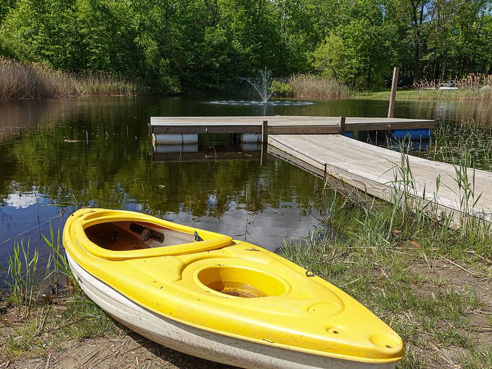 Kayak near the water