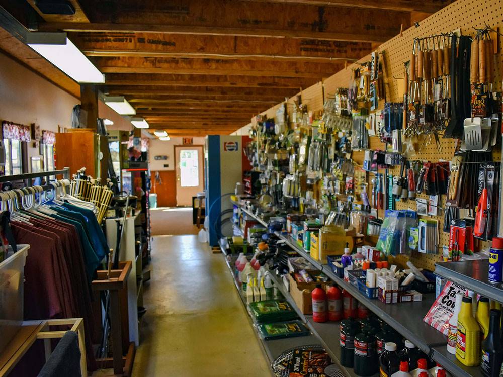 Fully stocked store