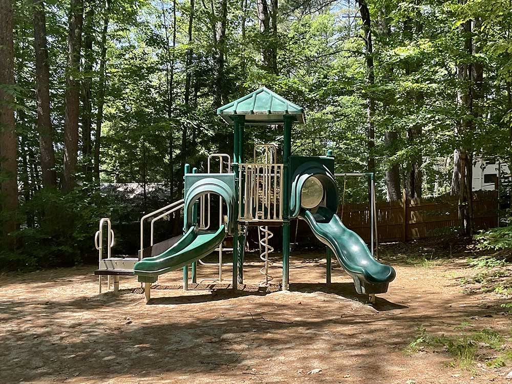 Playground for children at CLEARWATER CAMPGROUND