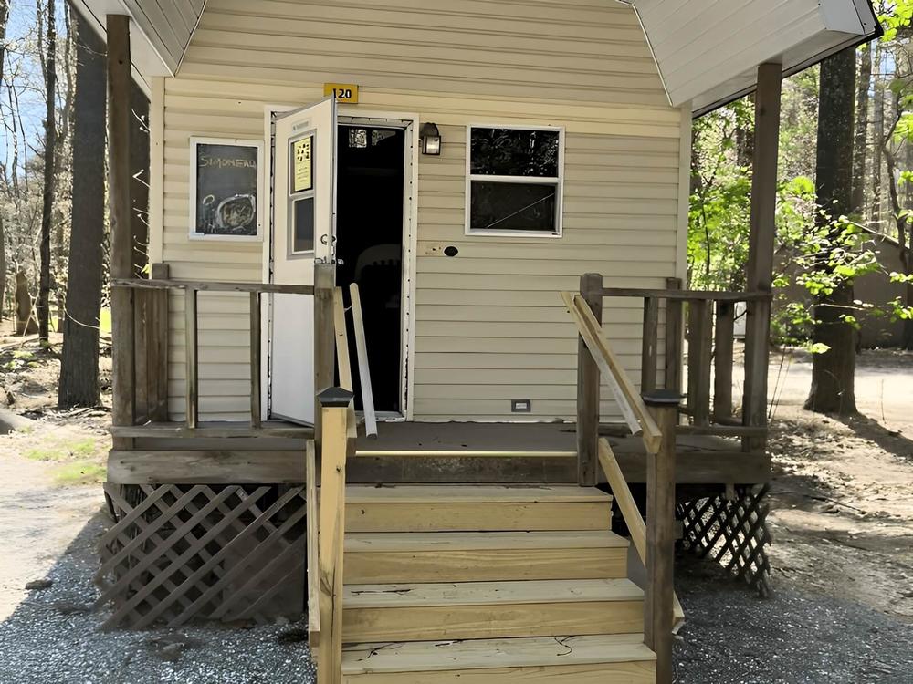 Porch of a rental
