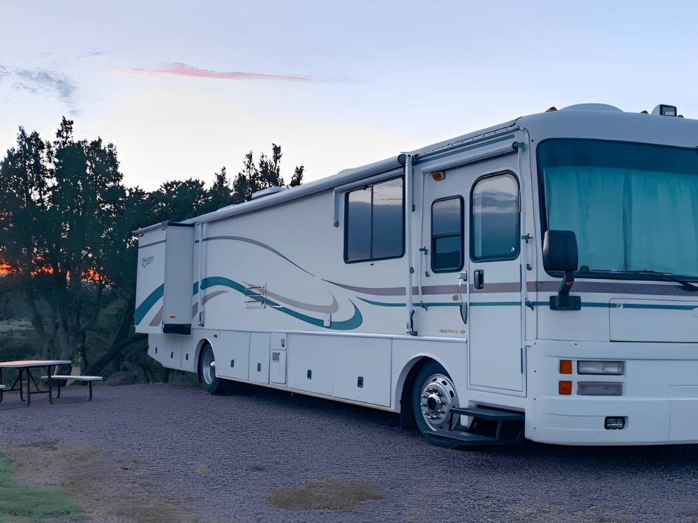 RV parked at Royal Gorge RV Resort & Cabins
