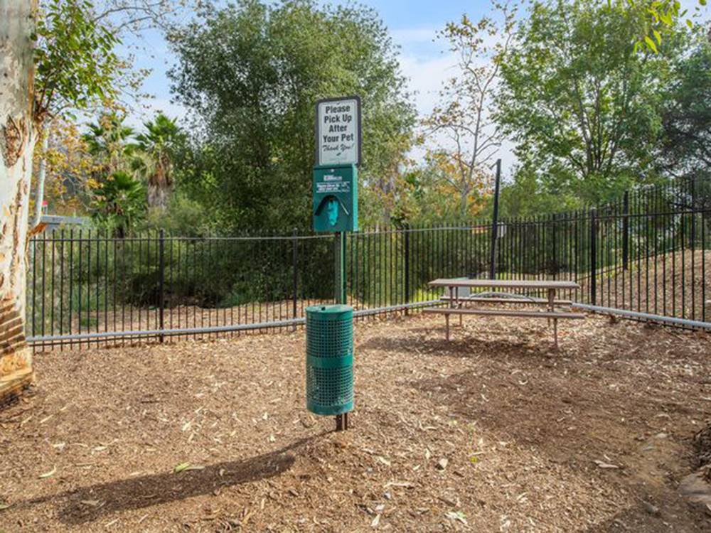 Outdoor pet area