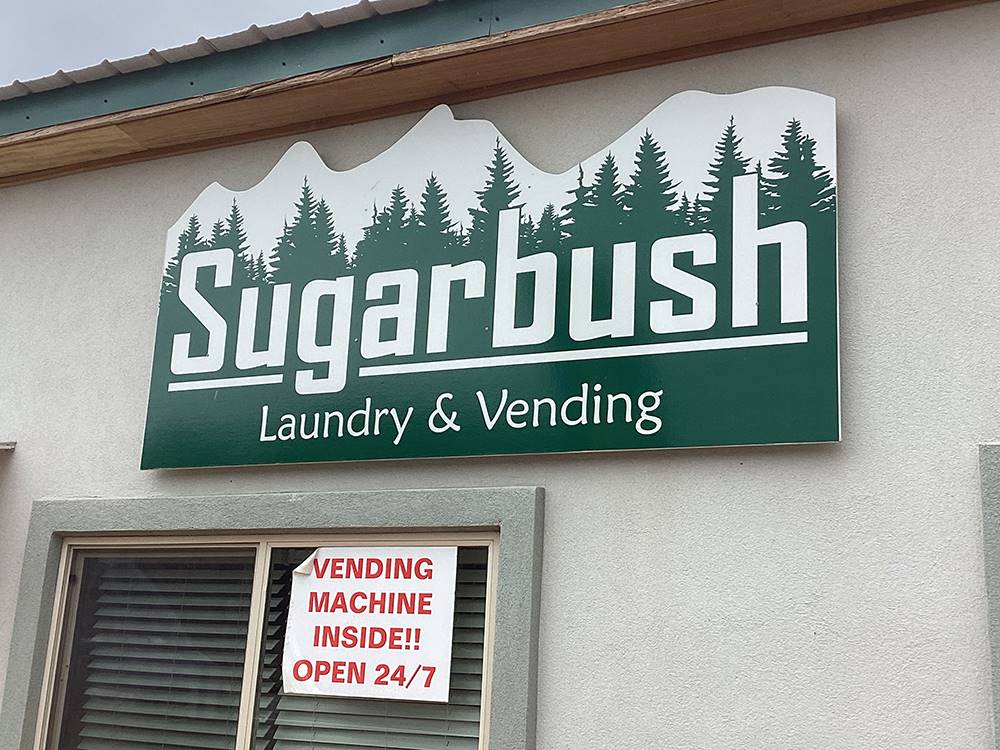 Laundry building at Sugarbush Campground