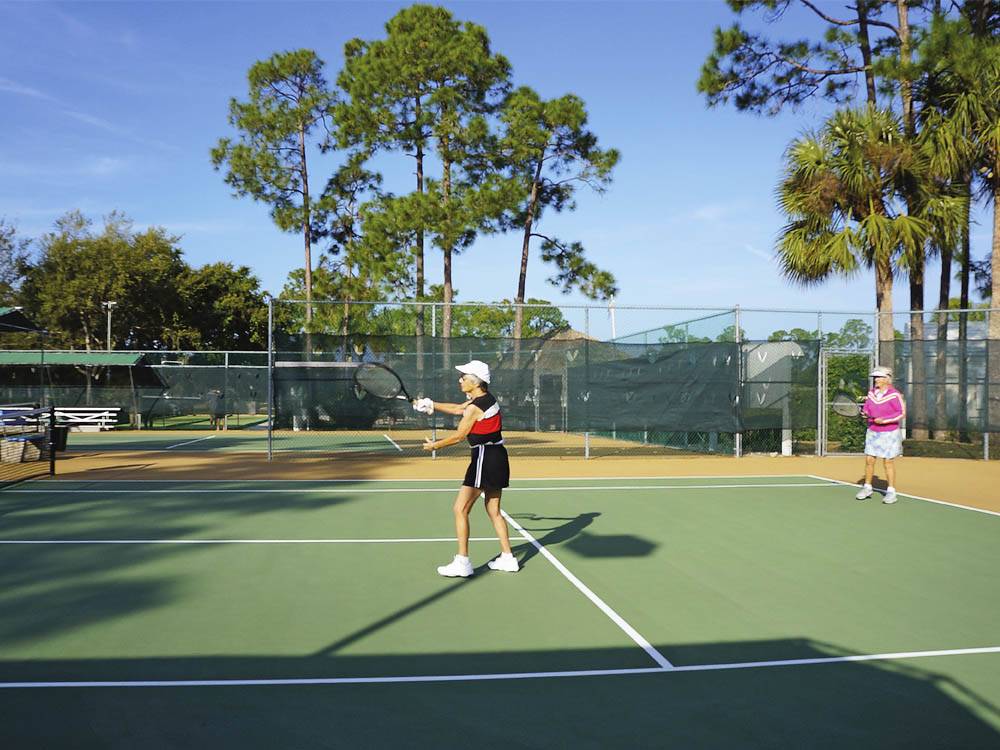 Tennis court at ENCORE FORT MYERS BEACH