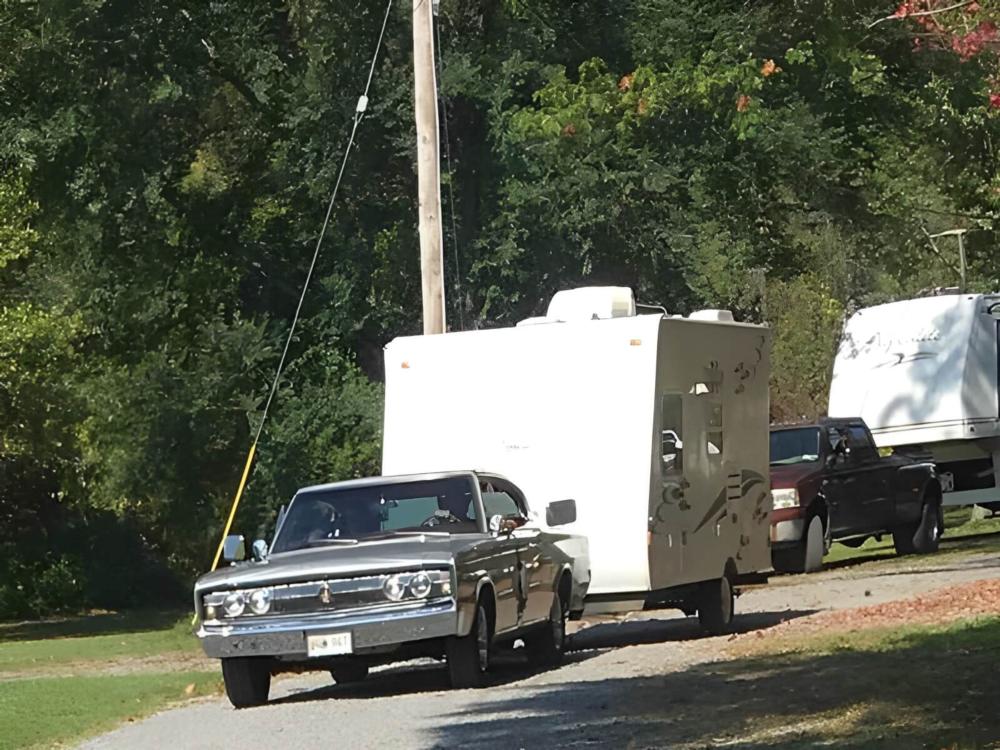 Trailers at site Susquehanna Trail Campground