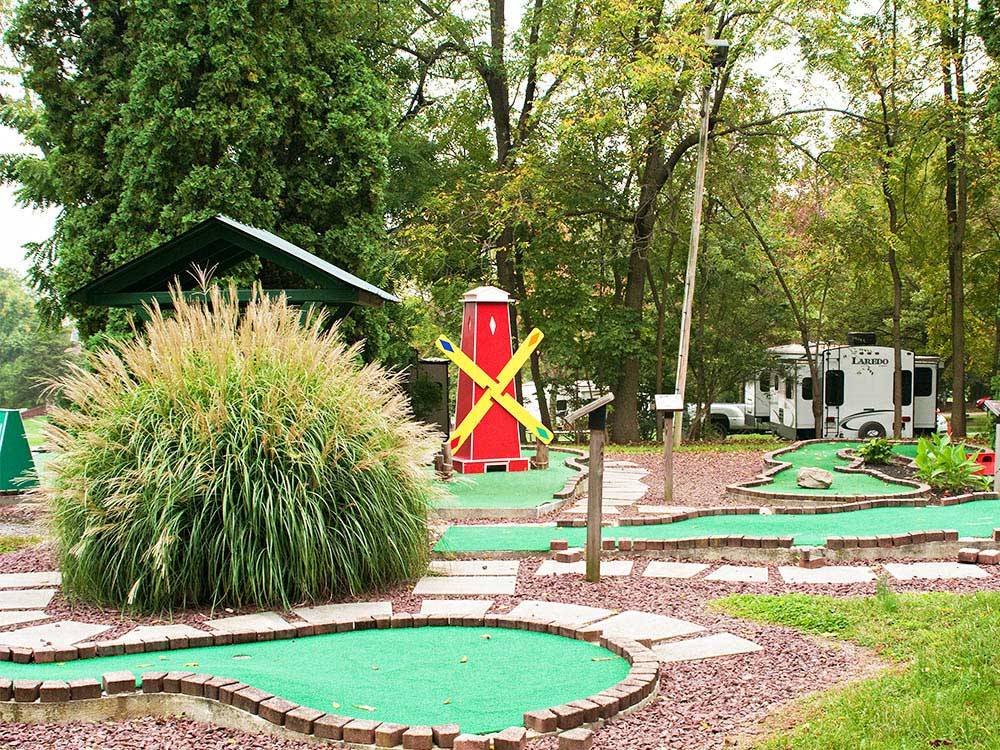 Miniature golf course at SPRING GULCH RESORT CAMPGROUND