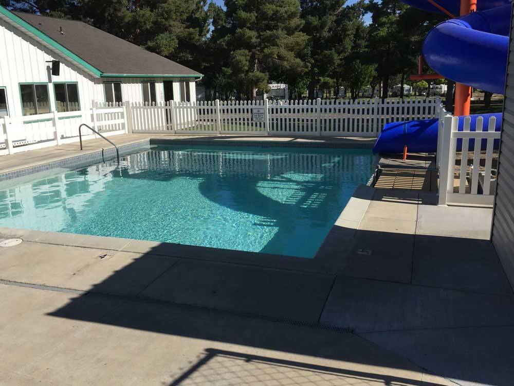 View of swimming pool and deck at ANDERSON CAMP