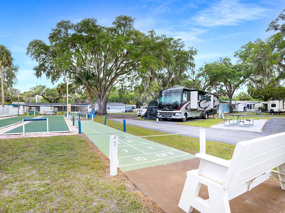 Shuffleboard at Silver Springs RV Park