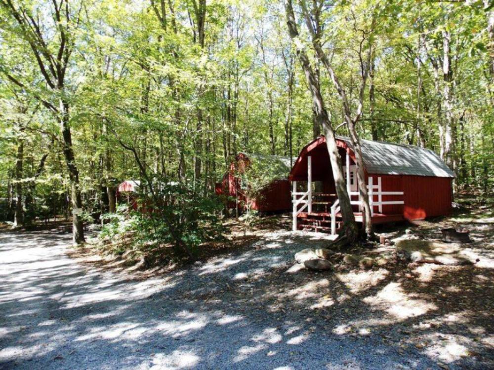 Tiny house at Jim Thorpe Camping Resort