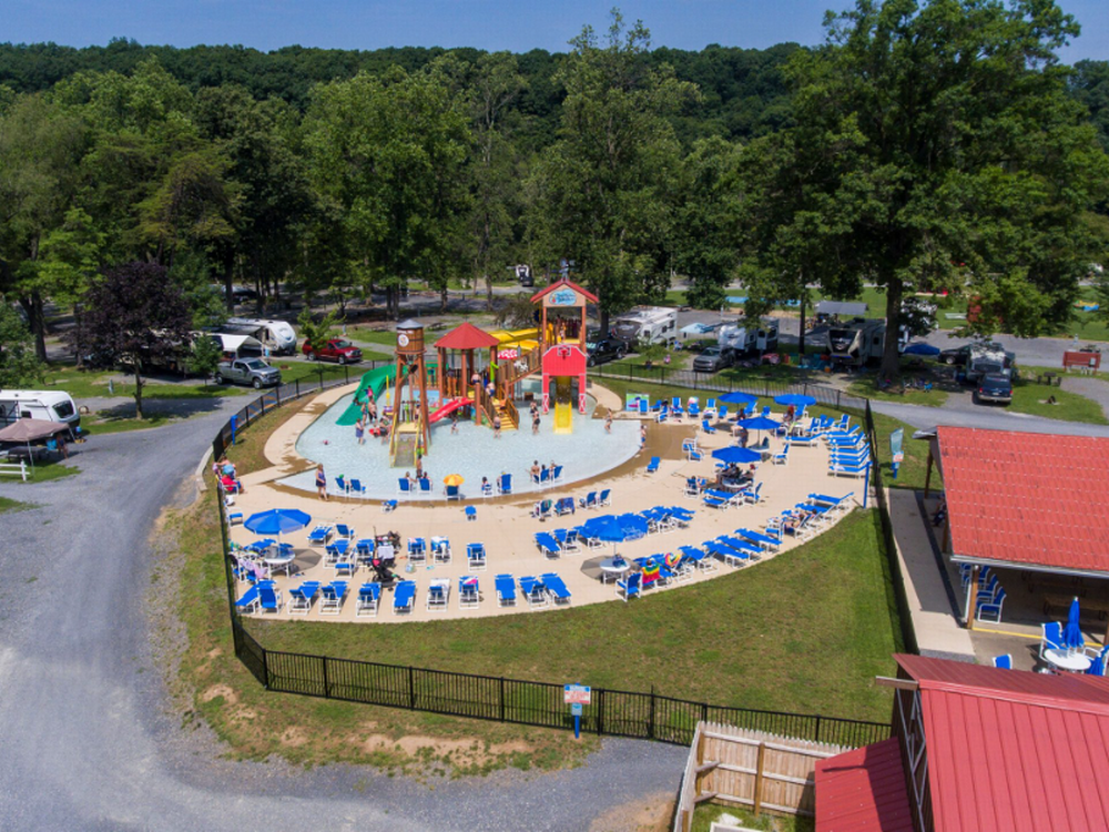 Playground in the water Milton Jellystone Park