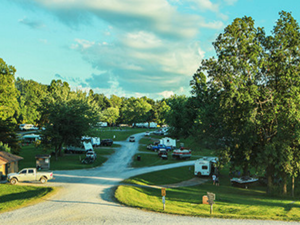 View of the park Mountain Lake Campground