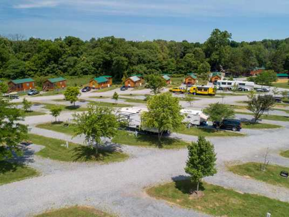 Gravel sites at Yogi Bear's Jellystone Park Camp-Resort
