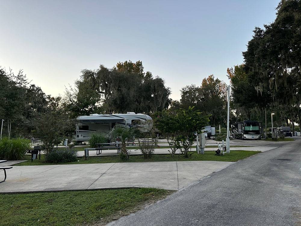 Paved RV sites