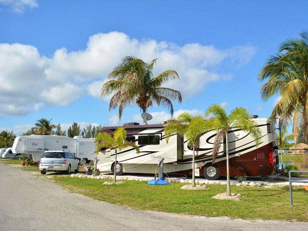 RV and trailer camping at FORT MYERS/PINE ISLAND KOA HOLIDAY