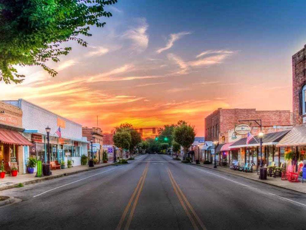 Picture of the town nearby at Cunningham RV Park