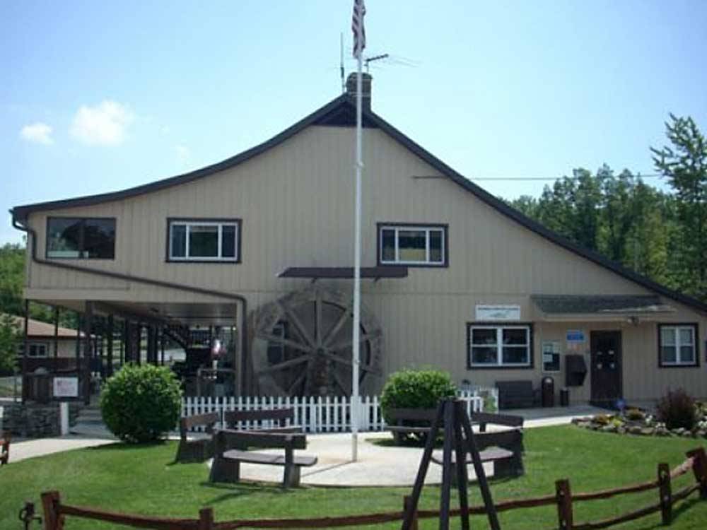 Exterior view of the office at ROUND TOP CAMPGROUND
