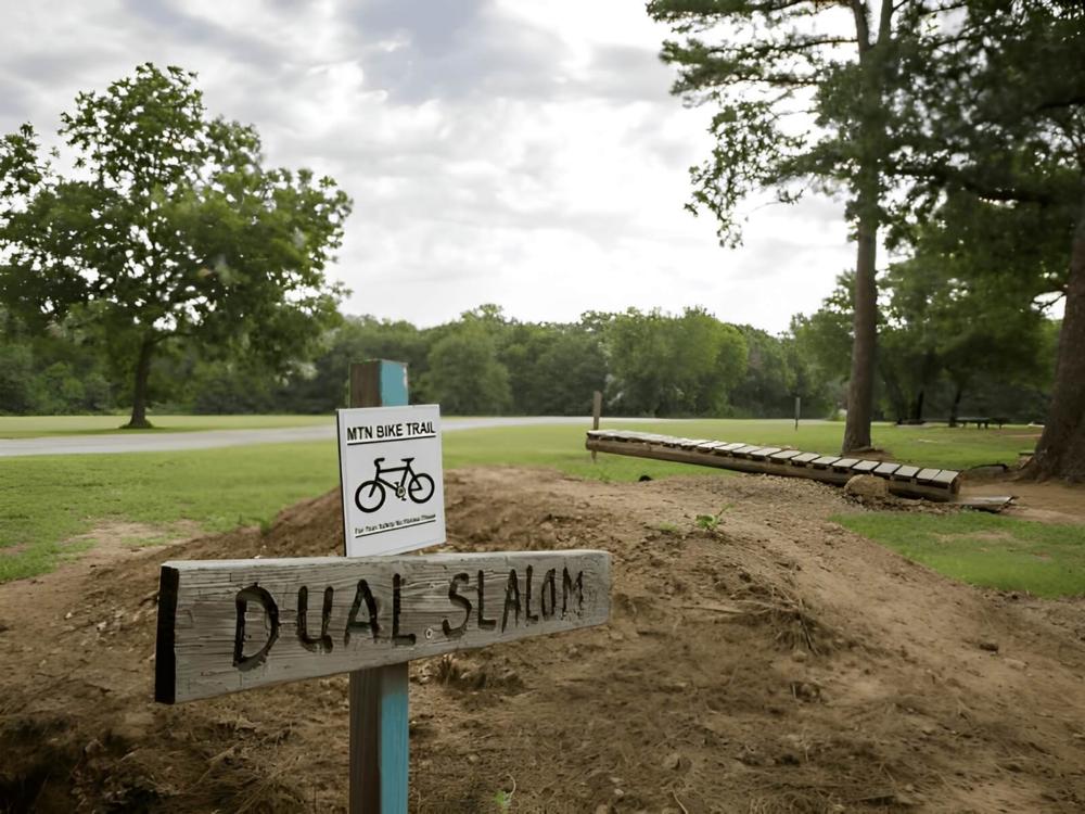 Mountain bike trailhead