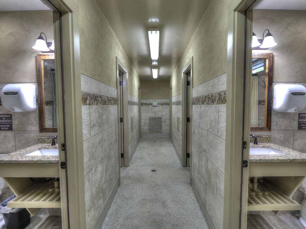 Bathrooms and showers at GREENBRIER CAMPGROUND