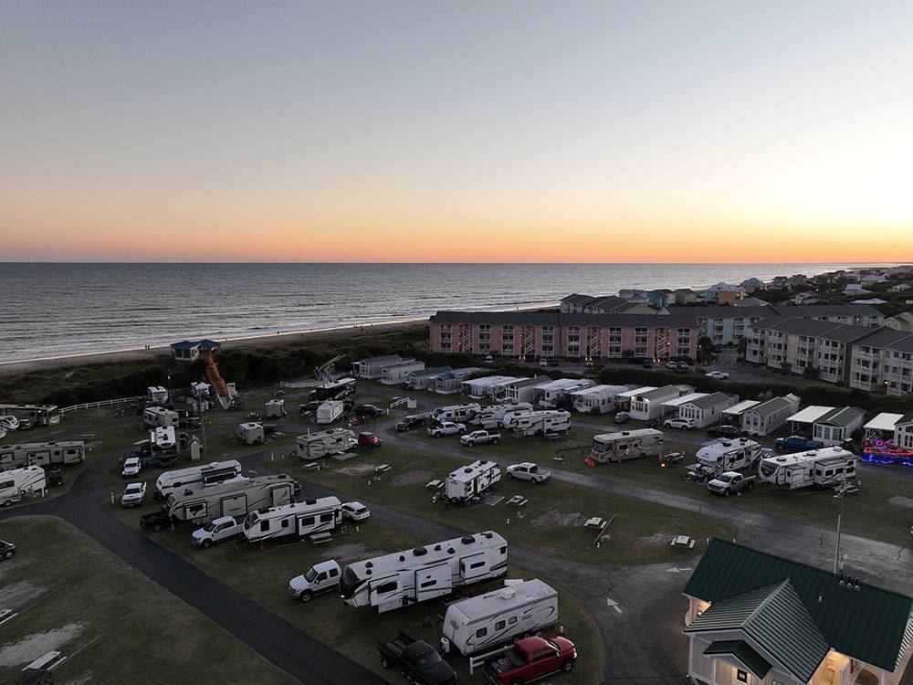 The park at sunset at HOLIDAY TRAV-L-PARK RESORT