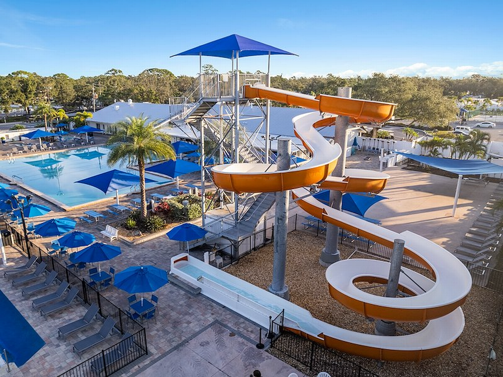Water slide at Sun Outdoors Sarasota