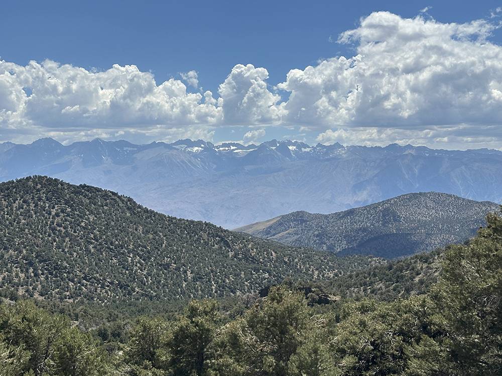 View of the mountains