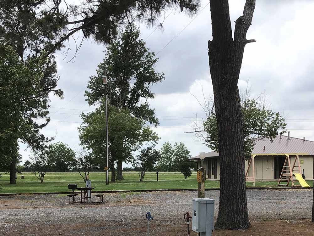 A group of gravel RV sites at BOOTHEEL RV PARK & EVENT CENTER