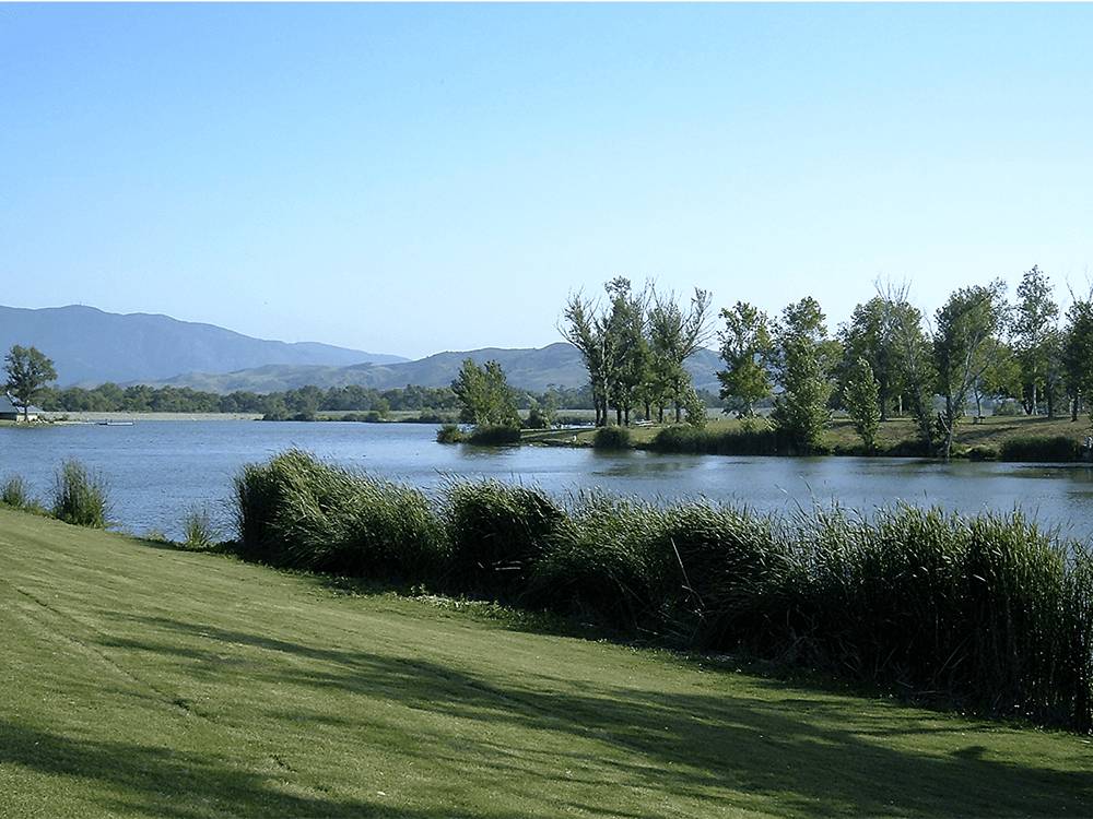Lake view and surrounding landscape