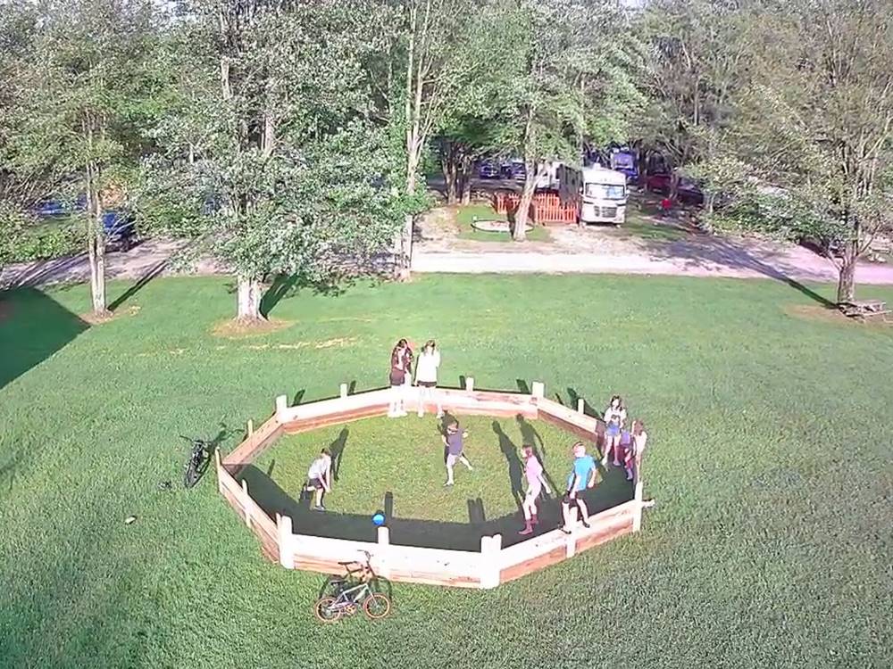 The gaga ball pit