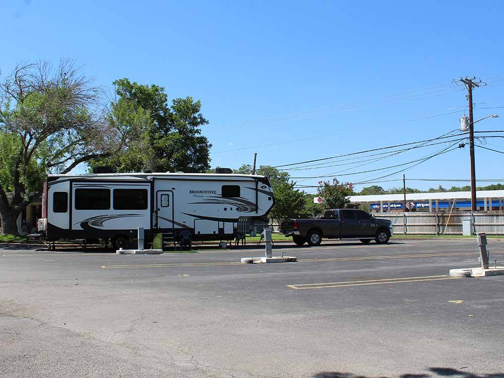 A group of hook up RV sites at TAKE-IT-EASY RV RESORT