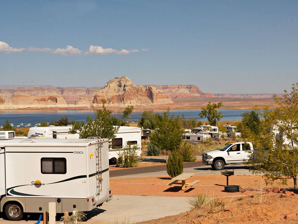 Paved RV spots