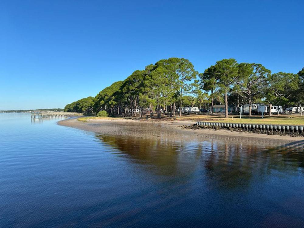 Overlooking of the water