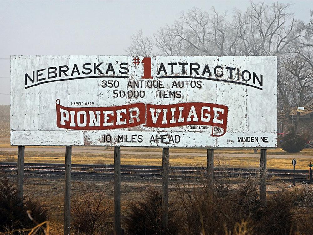 Entrance sign at PIONEER VILLAGE CAMPGROUND