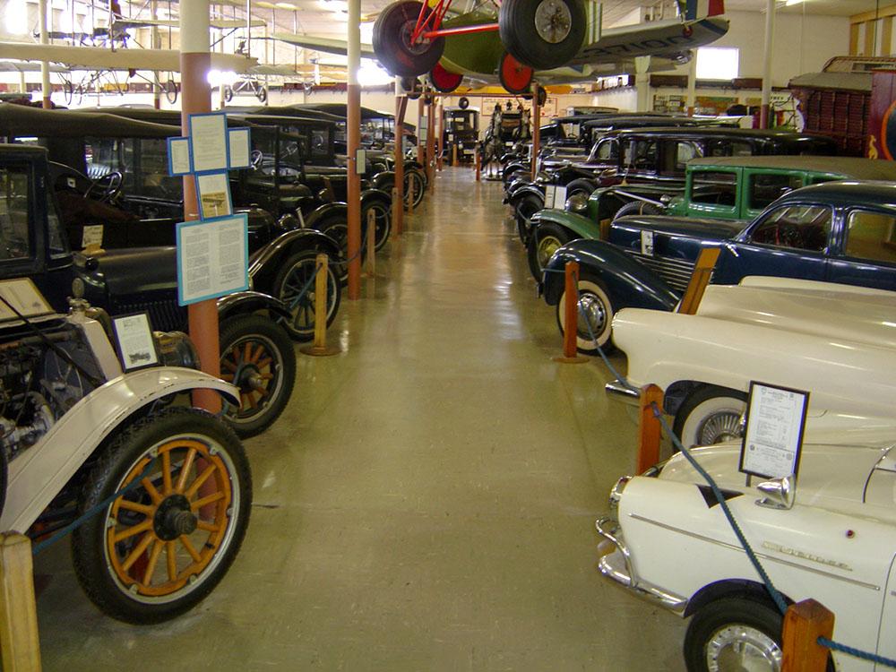 Vintage cars at PIONEER VILLAGE CAMPGROUND